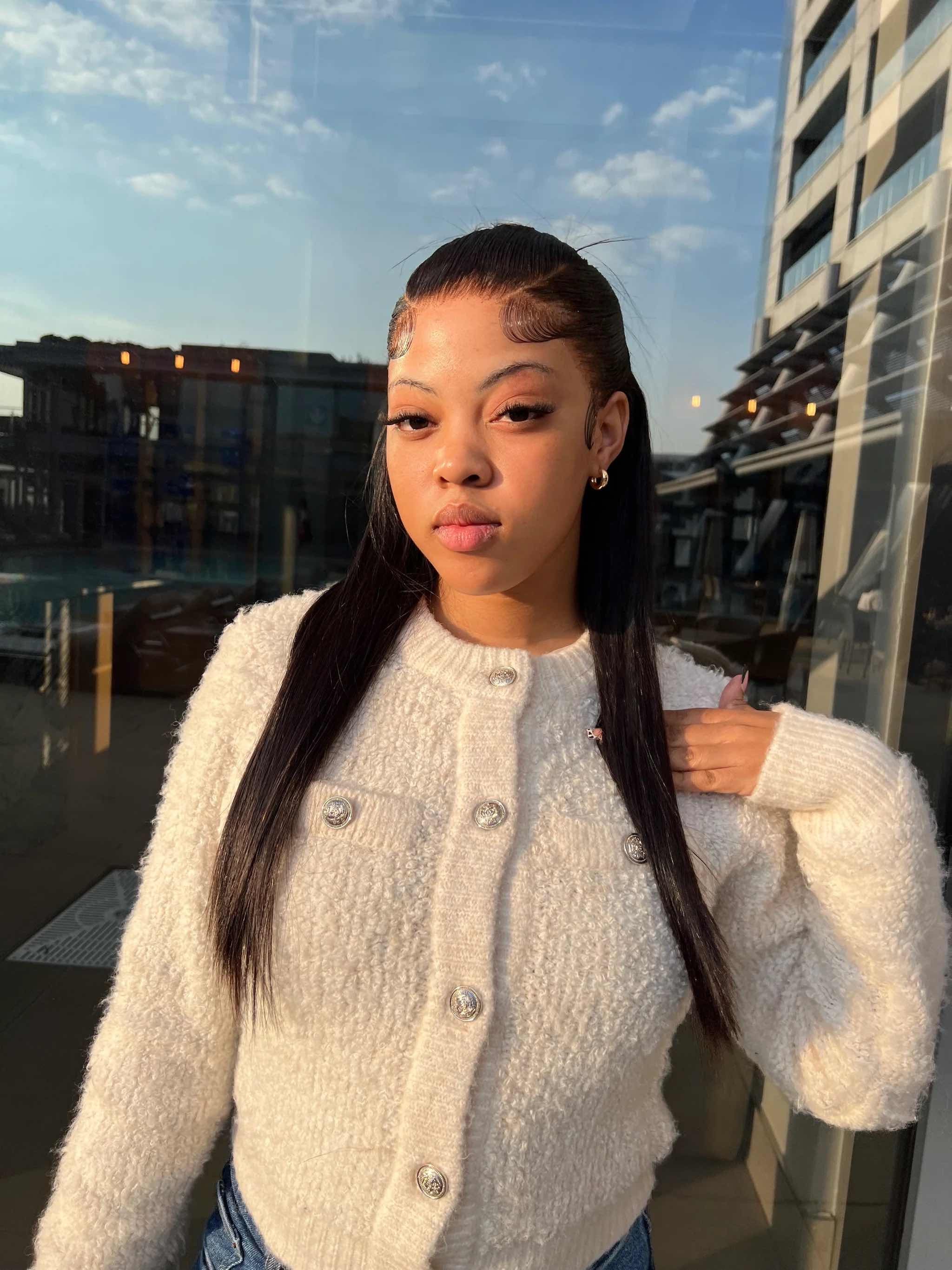 16” Peruvian straight hair