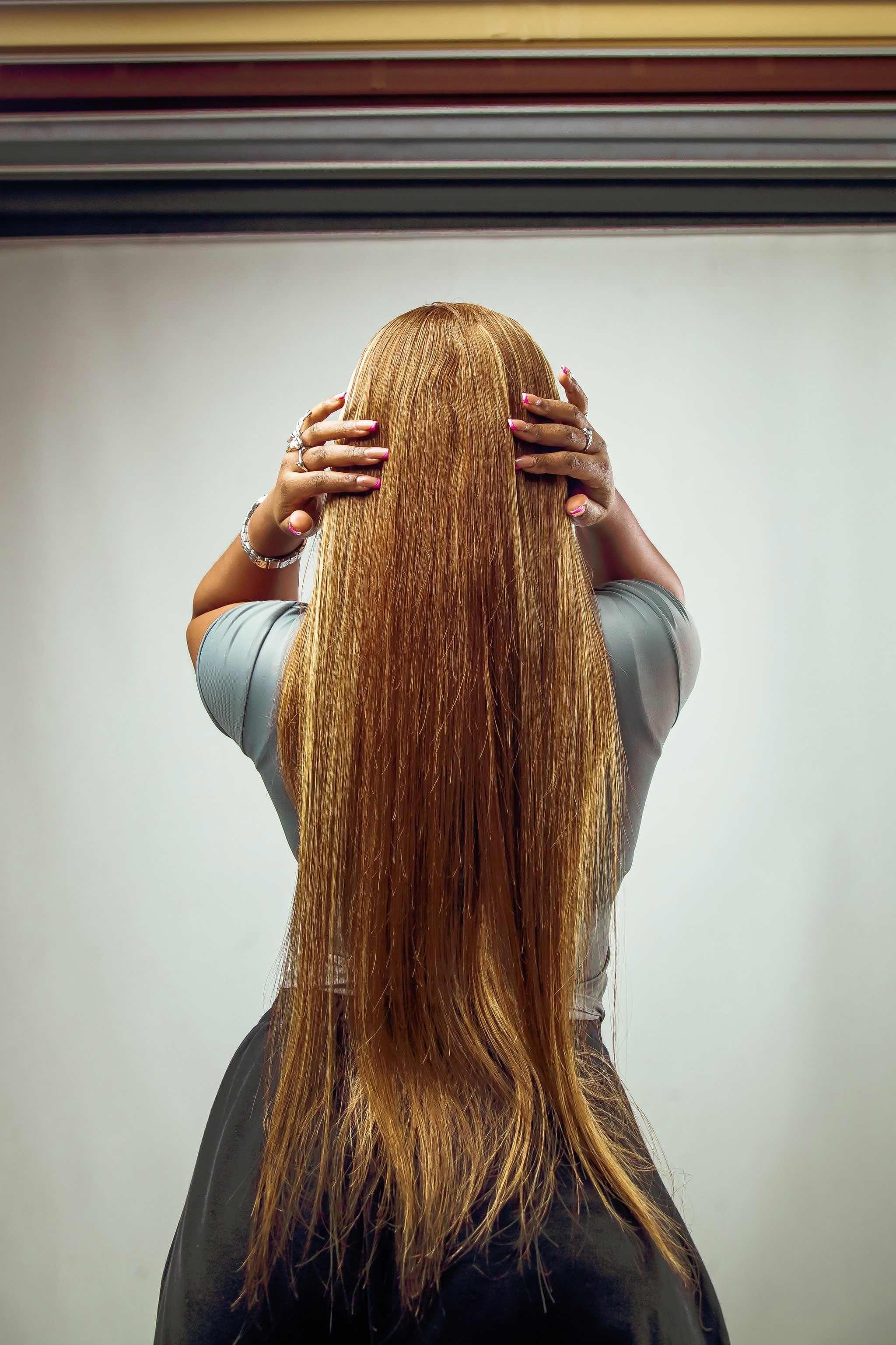 30” Piano straight hair