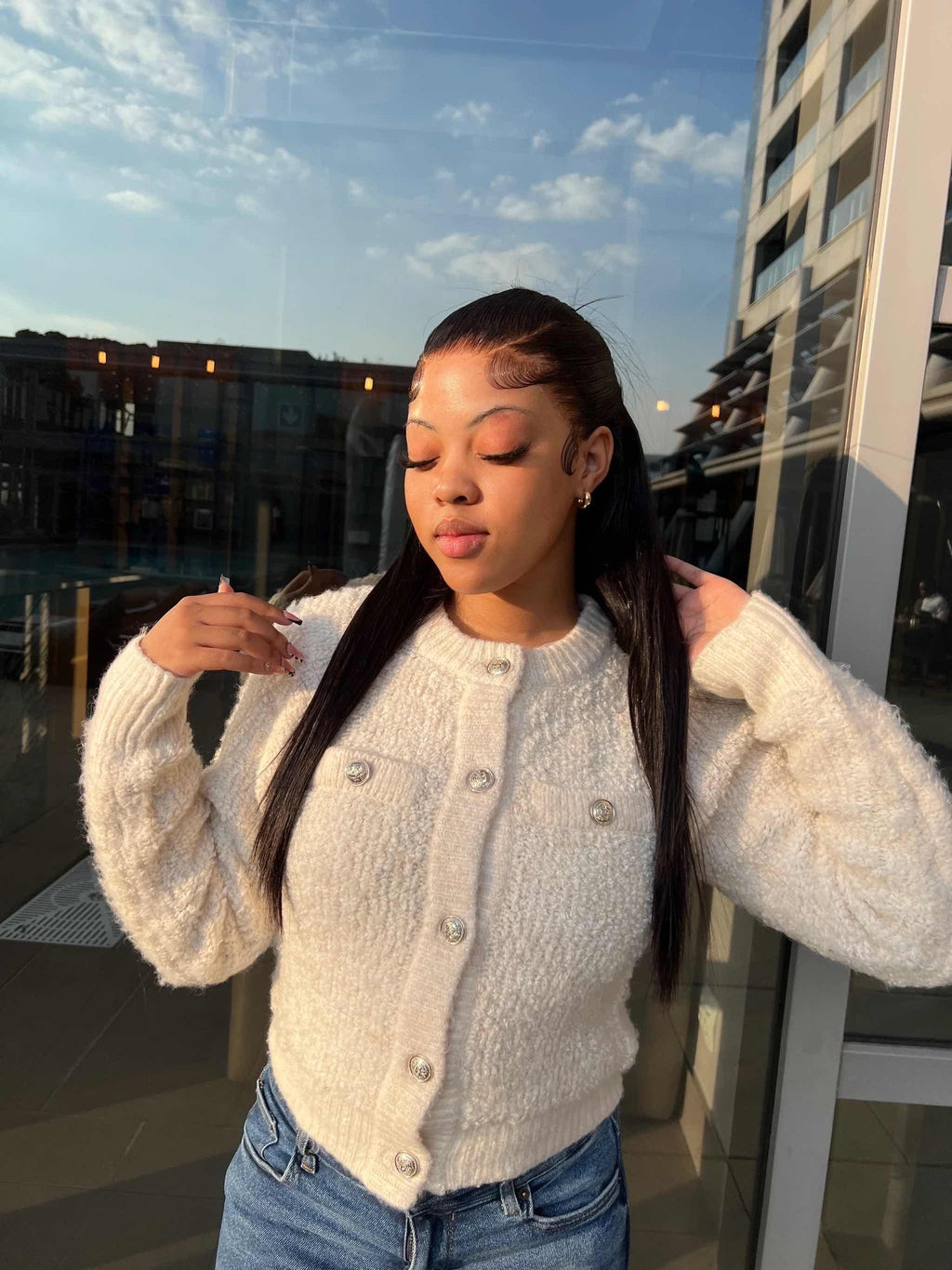 16” Peruvian straight hair