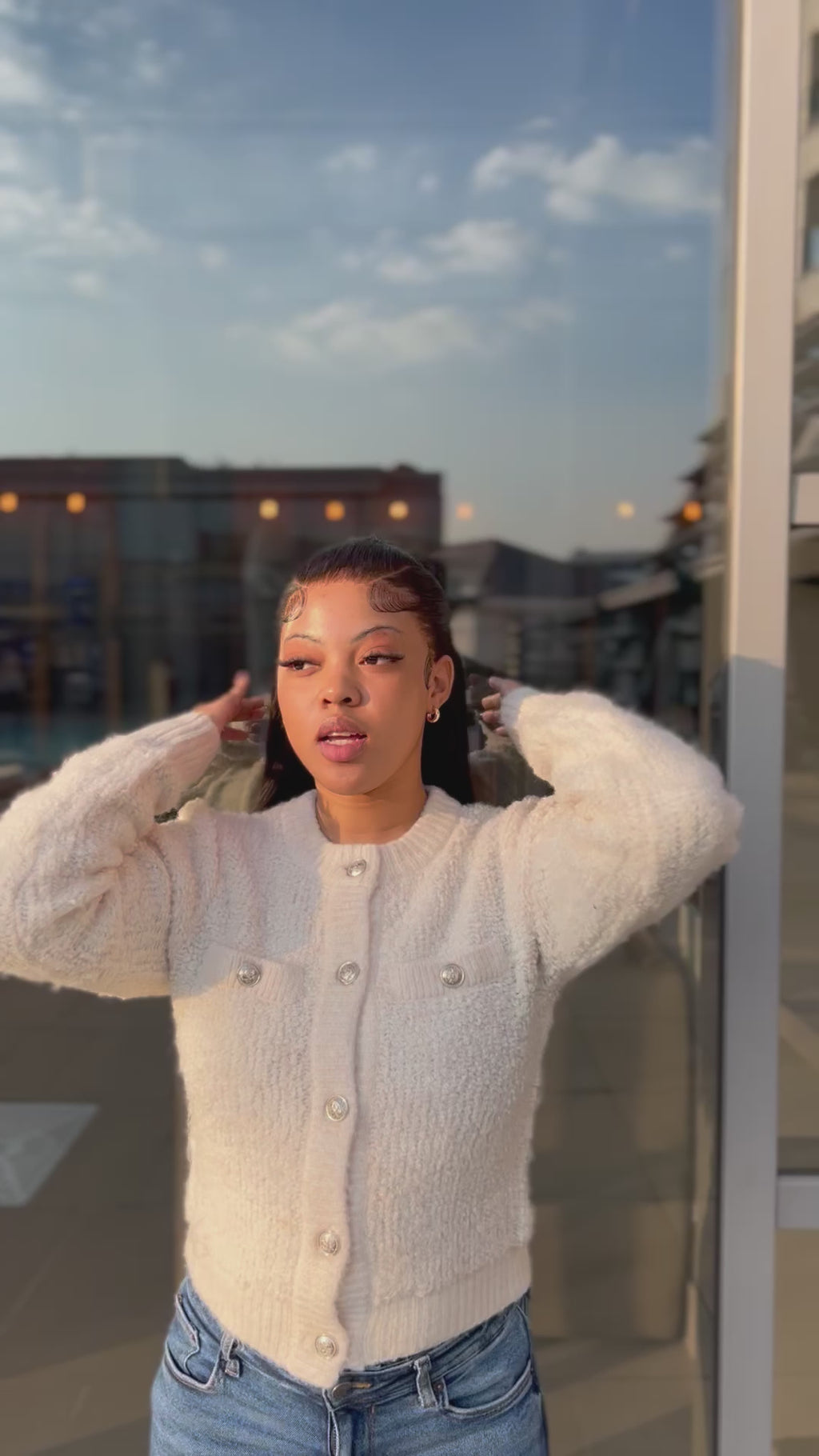 16” Peruvian straight hair